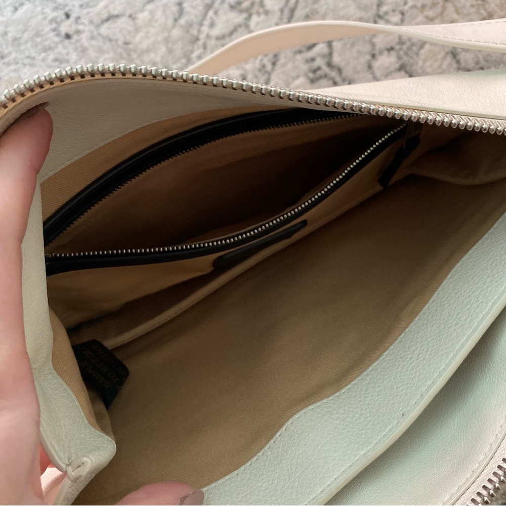 All Saints Leather Shoulder Bag (white) - Picture 6 of 7
